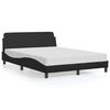 vidaXL Bed Frame Dover Black 120x200 cm Faux Leather