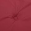 vidaXL Deck Chair Cushion Wine Red (75+105)x50x4 cm