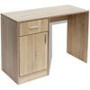 vidaXL Desk | Oak | Engineered wood | 100 x 40 x 73 cm | Storage | Desk