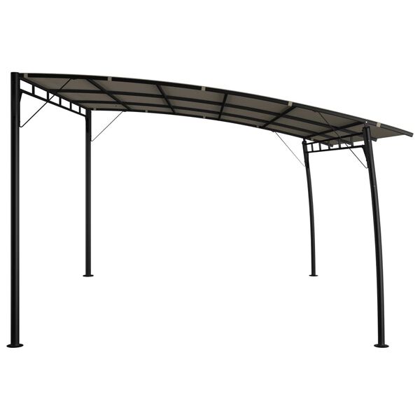 vidaXL Garden Sunshade Awning 4x3x2.55 m Taupe