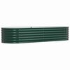 vidaXL Raised Bed Green 240 x 80 x 44 cm Steel