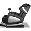 vidaXL Massage Chair with Super Screen Black Faux Leather