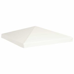 vidaXL Gazebo Top Cover 310 g/m&sup2; 3x3 m Cream White