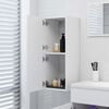vidaXL Bathroom Cabinet White 30x30x80 cm Engineered Wood