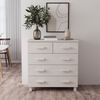 vidaXL Sideboard HAMAR White 79x40x80 cm Solid Wood Pine