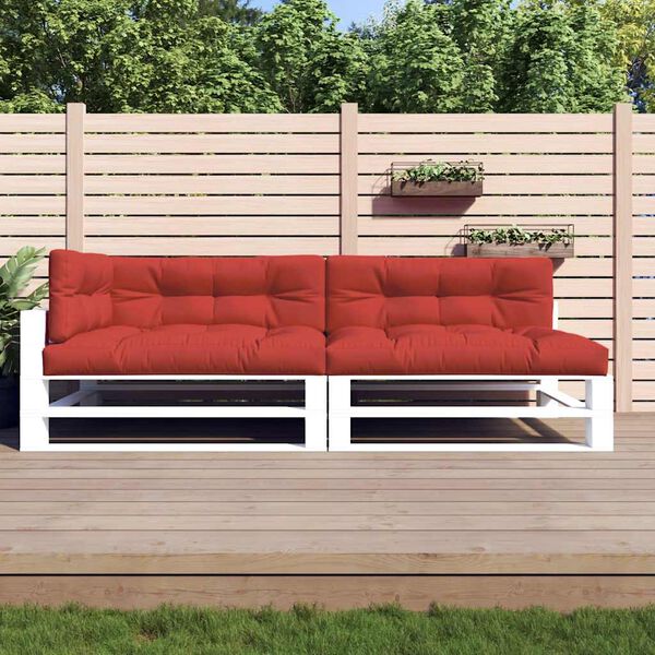 vidaXL Pallet Cushions 5 pcs Red Fabric
