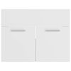 vidaXL Bathroom Furniture Set White Engineered Wood