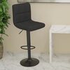 vidaXL Bar Stool Black Fabric