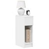 vidaXL Bedside Cabinet with Drawer White 20x36x60 cm