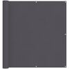 vidaXL Balcony Screen Anthracite 120x300 cm Oxford Fabric