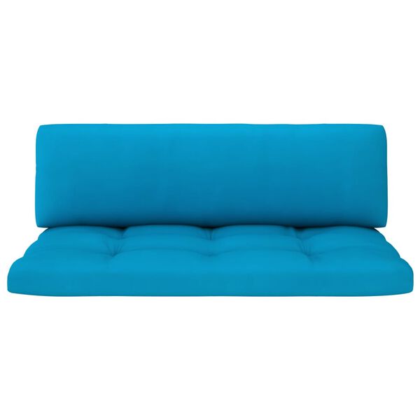 vidaXL Garden Pallet Middle Sofa Grey Impregnated Pinewood