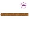 vidaXL Lawn Edgings 10 pcs 10x103 cm Flexible Corten steel