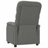 vidaXL Recliner Chair Dark Grey Fabric
