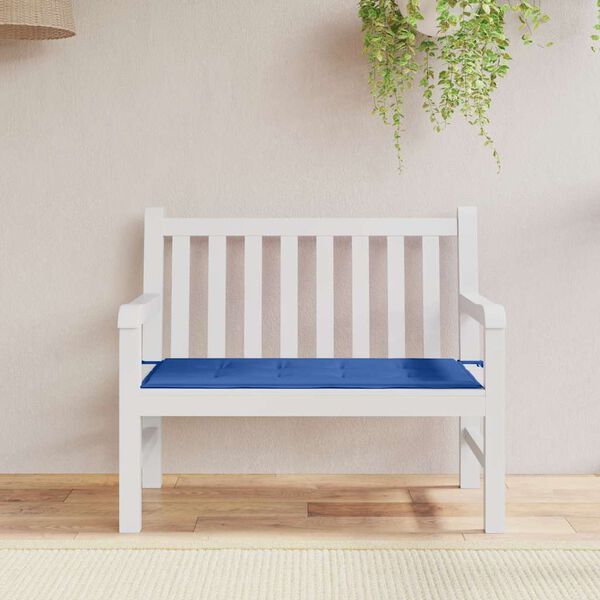 vidaXL Garden Bench Cushion Royal Blue 120x50x4 cm Oxford Fabric