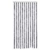 vidaXL Insect Curtain Grey and White 100x220 cm Chenille