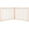 vidaXL Dog Gate Foldable 2 Panels 160 cm Solid Wood Fir