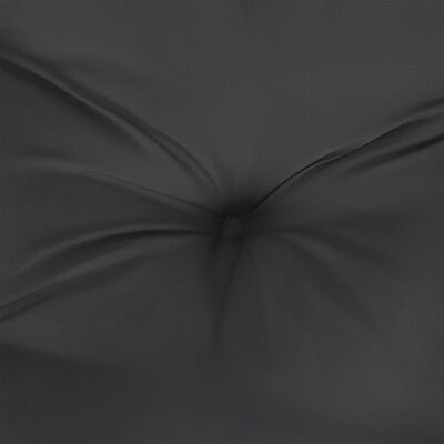 vidaXL Pallet Cushion Black 58x58x10 cm Fabric