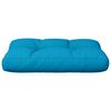 vidaXL Pallet Cushion Blue 50x40x12 cm Fabric