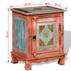 vidaXL Nightstand Solid Mango Wood Orange