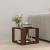 vidaXL Coffee Table Brown Oak 40x40x30 cm Engineered Wood