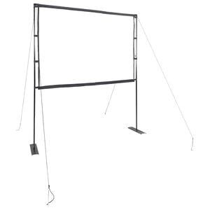 vidaXL Projection Screen with Stands 100 Inch 4:3