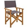 vidaXL Director's Chairs 2 pcs Solid Acacia Wood