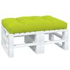vidaXL Pallet Cushion Bright Green 120x80x12 cm Fabric