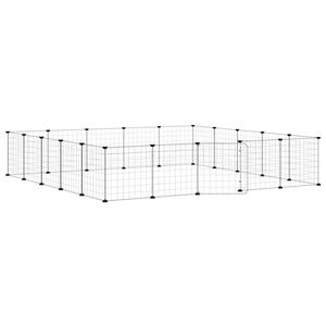 vidaXL Pet Cage | Black | Powder-Coated Steel