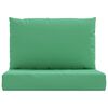 vidaXL Pallet Cushions 2 pcs Green Oxford Fabric