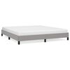 vidaXL Bed Frame without Mattress Light Grey 180x200 cm Fabric