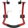 vidaXL Motorcycle Rear Paddock Stand Red