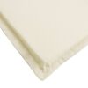 vidaXL Sun Lounger Cushion Cream 180x60x4 cm Oxford Fabric