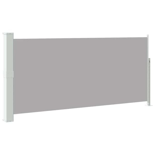 vidaXL Retractable Side Awning 140 x 300 cm Grey