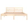 vidaXL Bed Frame without Mattress Solid Wood Pine 140x200cm