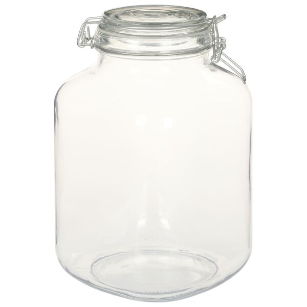 vidaXL Glass Jars with Lock 12 pcs 3 L