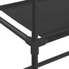vidaXL 3-Tier Storage Rack over Laundry Machine Black 69x28x169 cm