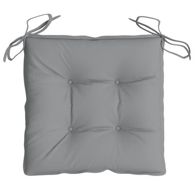 vidaXL Chair Cushions 2 pcs Grey 50x50x7 cm Oxford Fabric