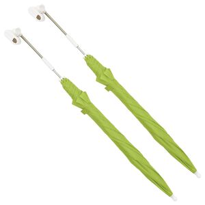 vidaXL Camping Chair Parasols 2 pcs Green 105 cm