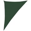 vidaXL Sun Sail | Dark Green | HDPE (high-density polyethylene) | 4x5x6.8 m