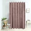 vidaXL Blackout Curtain with Metal Rings Velvet Antique Pink 290x245 cm