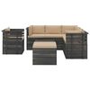 vidaXL 8 Piece Garden Pallet Lounge Set with Cushions Solid Pinewood