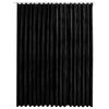 vidaXL Blackout Curtain with Hooks Velvet Black 290x245 cm