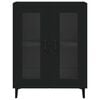 vidaXL Sideboard Black 69.5x34x90 cm Engineered Wood