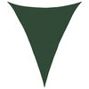 vidaXL Sunshade Sail 160 g/m² Dark Green 4x5x5 m HDPE