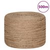 vidaXL Rope 100% Jute 6 mm 500 m