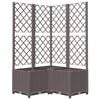 vidaXL Garden Brown 80 x 80 x 136 cm
