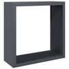 vidaXL Firewood Rack Anthracite 100x40x100 cm Steel