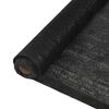 vidaXL Privacy Net HDPE 2x25 m Black