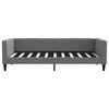 vidaXL Day Bed without Mattress Dark Grey 90x190 cm Fabric