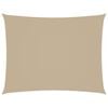 vidaXL Sunshade Sail Oxford Fabric Rectangular 2.5x4 m Beige